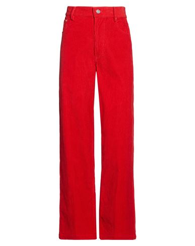 Laurence Bras Woman Pants Red Size 6 Cotton In Brown