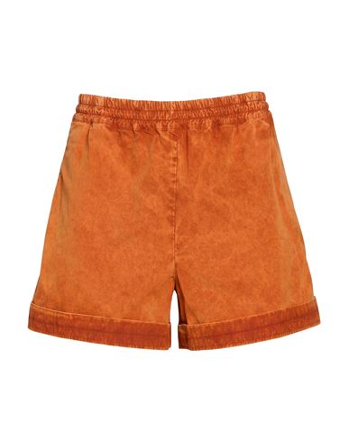 Ranra Man Shorts & Bermuda Shorts Orange Size L Cotton