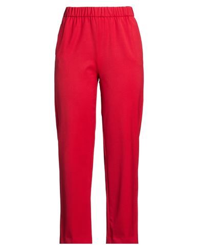 Beatrice B Beatrice .b Woman Pants Red Size 4 Polyester, Virgin Wool, Elastane