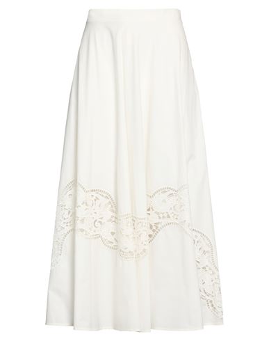 Maxi-Rock Damen Weiß 42 Damen