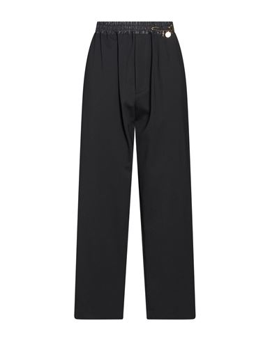 Aries Woman Pants Black Size 32 Polyester, Wool, Elastane