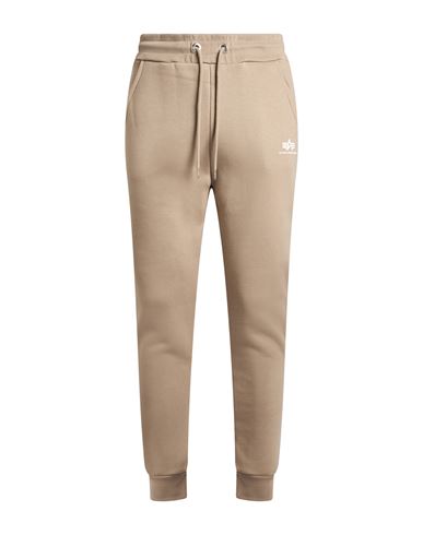 Alpha Industries Man Pants Sand Size L Cotton, Polyester