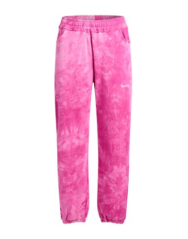 Disclaimer Woman Pants Fuchsia Size L Cotton In Pink