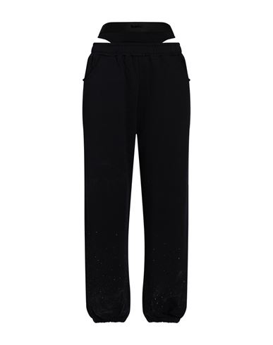 Disclaimer Woman Pants Black Size Xl Cotton
