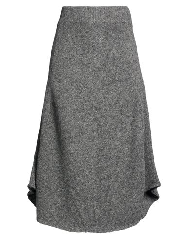 Falda midi Mujer Gris XS/S Mujer