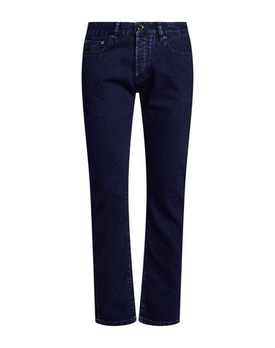 Moorer Man Jeans Blue Size 32 Cotton, Elastane