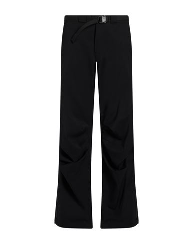 Gr10k Man Pants Black Size 36 Polyester, Virgin Wool, Elastane