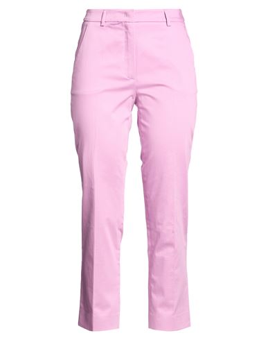 Weekend Max Mara Woman Pants Mauve Size 10 Cotton, Elastane In Pink