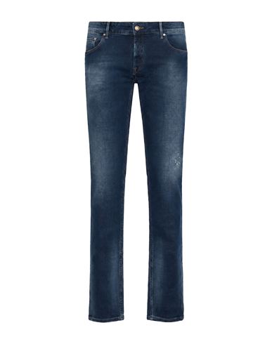 Hand Picked Man Jeans Blue Size 32 Cotton, Elastane