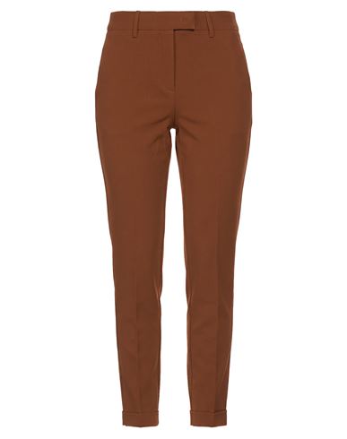 Nora Barth Woman Pants Brown Size 10 Polyester, Elastane