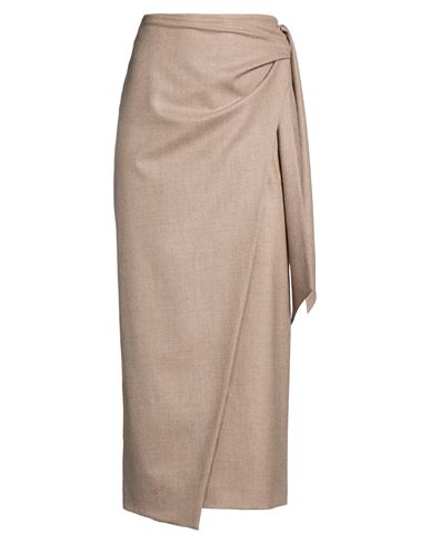 Midi-Rock Damen Maulwurfsgrau 34,36,38 Damen