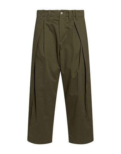 Disclaimer Man Pants Military Green Size Xl Cotton, Elastane