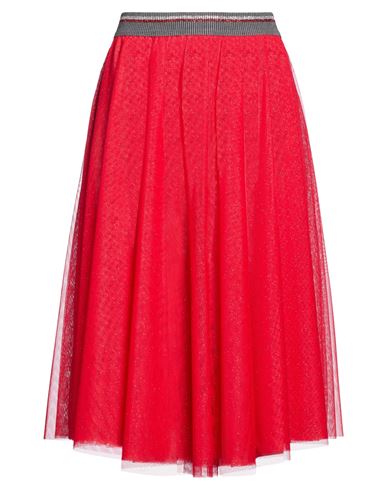 Midi-Rock Damen Rot 36 Damen