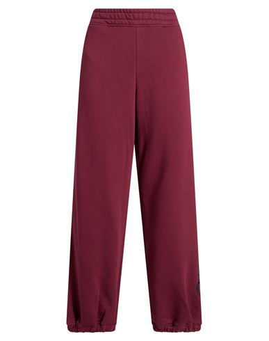 Karl Lagerfeld Woman Pants Burgundy Size L Cotton, Polyester