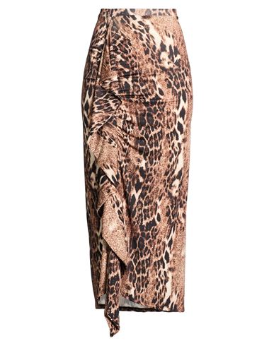 Maxi-Rock Damen Braun S Damen