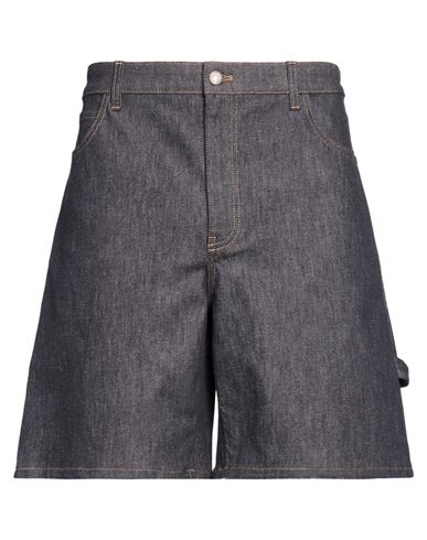 Courrèges Man Denim Shorts Blue Size 34 Cotton, Elastane