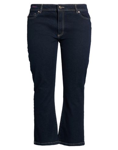Conte Of Florence Woman Jeans Blue Size 12 Cotton, Elastane