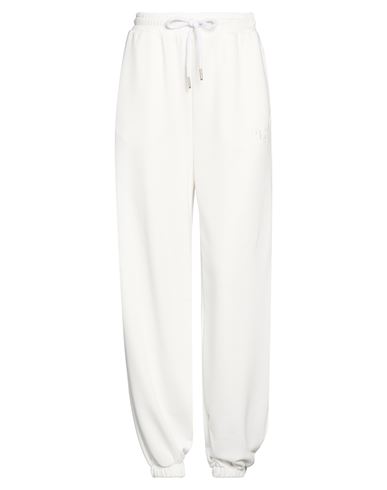 Please Woman Pants Off White Size S Cotton, Polyester