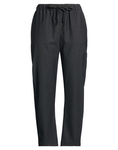 Semicouture Woman Pants Black Size 6 Polyester, Virgin Wool, Elastane
