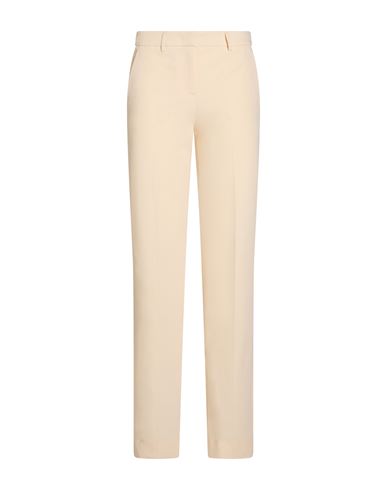 Lardini Woman Pants Ivory Size 12 Polyester, Rayon, Elastane In White