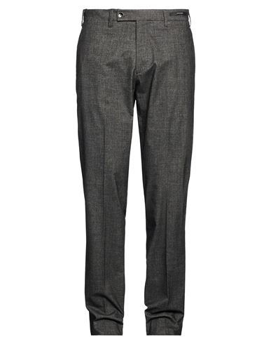 Michael Coal Man Pants Charcoal Size 35 Cotton, Polyester, Viscose, Elastane In Black
