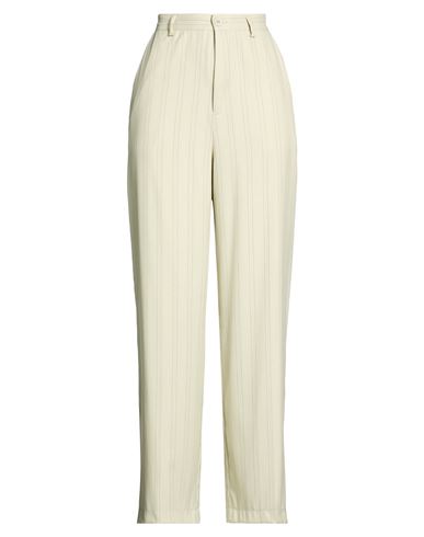 Please Woman Pants Beige Size S Polyester, Viscose, Elastane, Metallic Fiber In Neutral