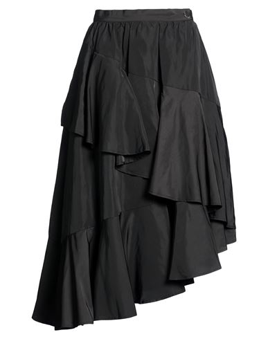 Midi-Rock Damen Schwarz 32,34,36,38,40,42 Damen