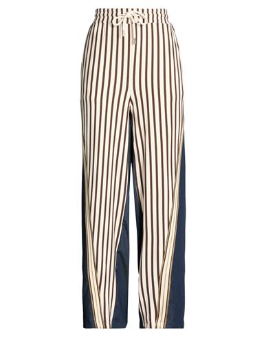 Please Woman Pants Beige Size S Lyocell, Polyester, Cotton, Elastane In Brown