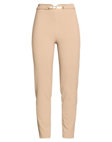 Simona Corsellini Woman Pants Beige Size 8 Polyester, Viscose, Cotton, Elastane In Nude