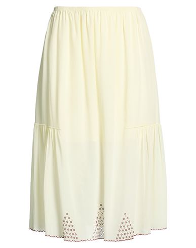 Midi-Rock Damen Pastellgelb S,XS Damen
