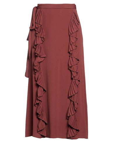 Falda midi Mujer Cuero 34 Mujer