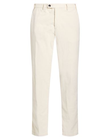 Michael Coal Man Pants Ivory Size 34 Cotton, Modal, Elastane In White