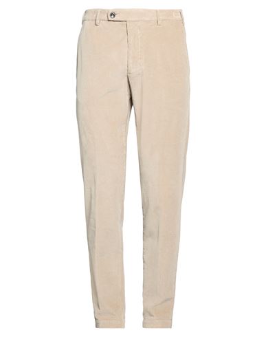 Michael Coal Man Pants Beige Size 37 Cotton, Modal, Elastane
