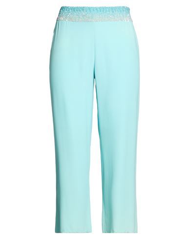 Pantalones Mujer Azul turquesa 40 Mujer