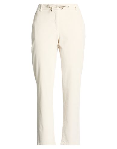 Eleventy Woman Pants Off White Size 4 Cotton In Neutral