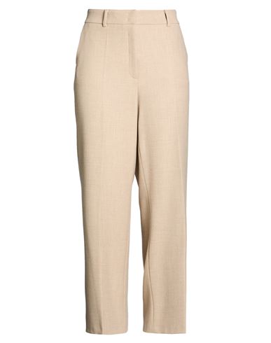 Cambio Woman Pants Sand Size 16 Polyester, Viscose, Wool, Elastane