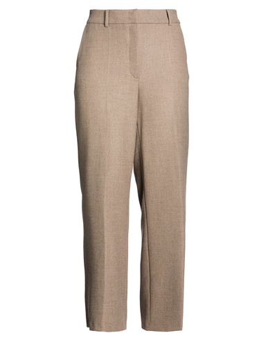 Cambio Woman Pants Taupe Size 16 Polyester, Viscose, Wool, Elastane In Gray