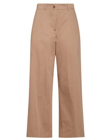 Weekend Max Mara Woman Pants Light Brown Size 10 Cotton, Elastane In Sand