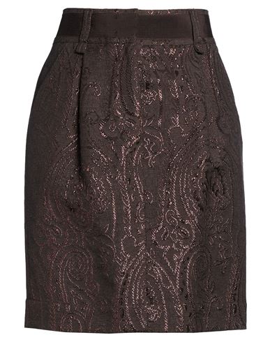Etro Minifalda Mujer Café 36 Mujer
