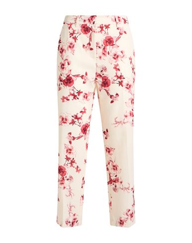 Imperial Woman Pants Ivory Size S Polyester, Elastane In White