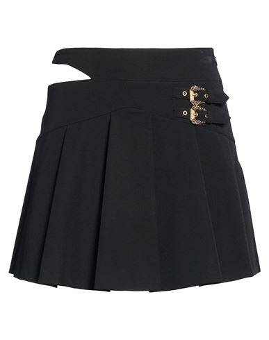 Versace Jeans Couture Woman Mini Skirt Black Size 6 Viscose, Polyamide, Elastane