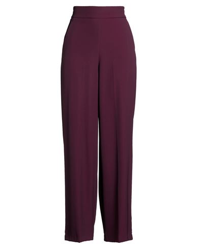 Vicolo Woman Pants Garnet Size S Polyester, Elastane In Red