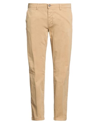 Markup Man Pants Bronze Size 40 Cotton, Elastane In Yellow