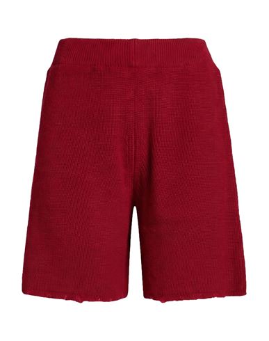 Tensione In Woman Shorts & Bermuda Shorts Red Size Onesize Acrylic, Wool, Viscose, Alpaca Wool