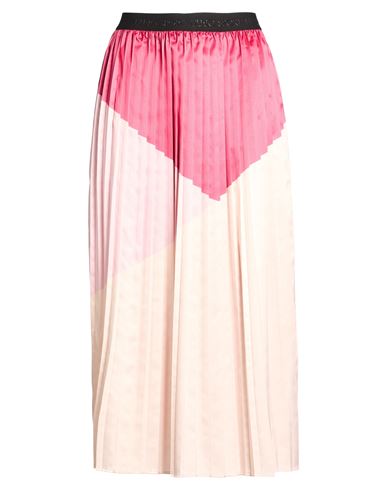 Liu •jo Woman Midi Skirt Pink Size S Polyester, Elastane In Multi