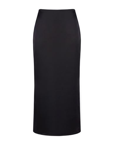 Meimeij Woman Midi Skirt Black Size 4 Viscose, Polyester