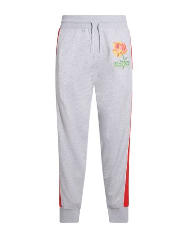 Kenzo Man Pants Grey Size S Cotton, Elastane