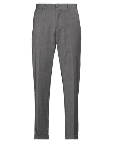 Outfit Out/fit Man Pants Charcoal Size 38 Polyester, Wool, Lycra In Gray