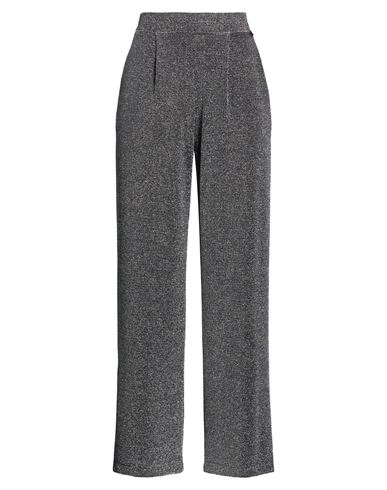 Dixie Woman Pants Charcoal Size M Polyamide, Metallic Fiber, Elastane In Gray