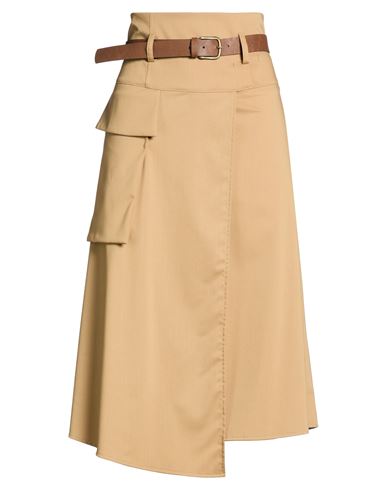 Falda midi Mujer Camel 42,44 Mujer